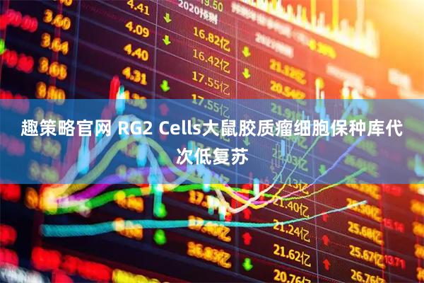 趣策略官网 RG2 Cells大鼠胶质瘤细胞保种库代次低复苏