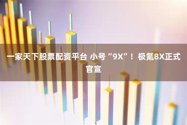 一家天下股票配资平台 小号“9X”！极氪8X正式官宣