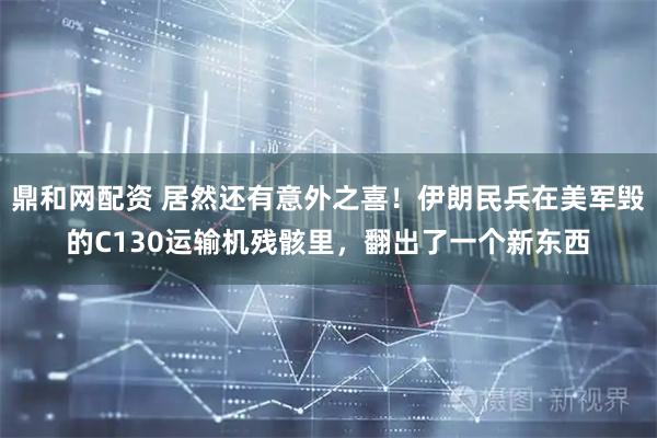 鼎和网配资 居然还有意外之喜！伊朗民兵在美军毁的C130运输机残骸里，翻出了一个新东西